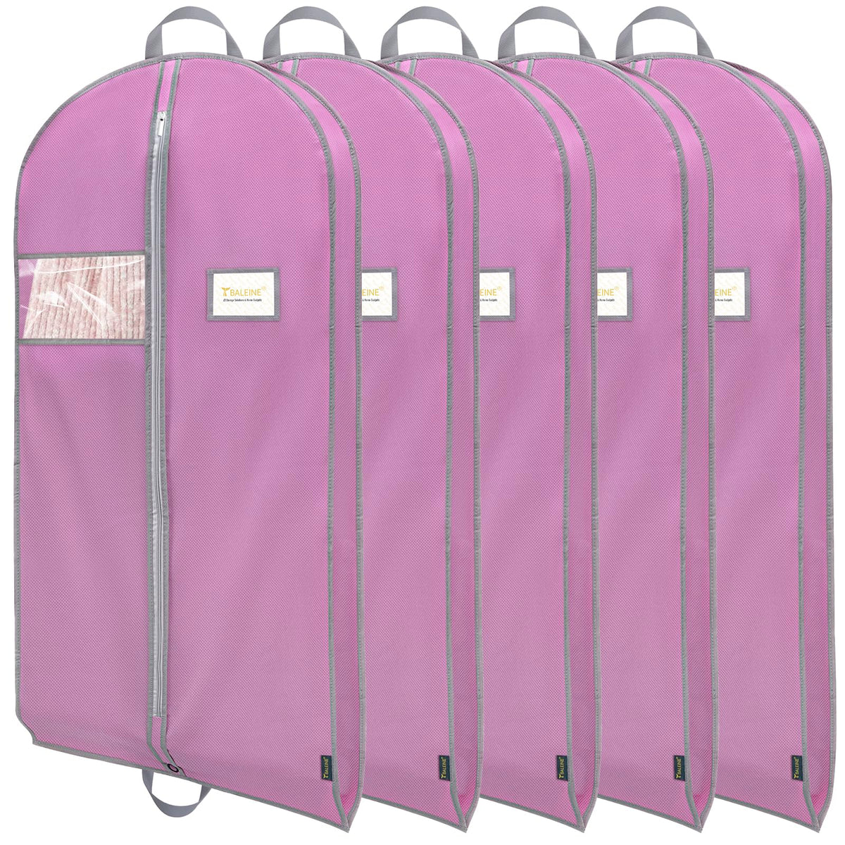 BALEINE 1PK Garment Bags for Hanging Clothes, 43" Suit Bag for Travel