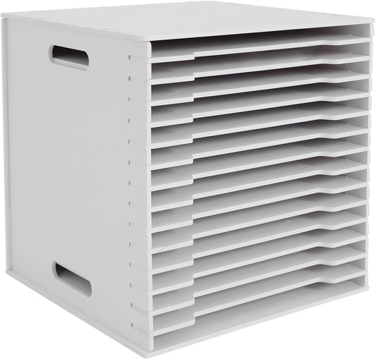 15 Slot Mail Sorter Organizer, Literature Organizer Paper Storage Cabinet