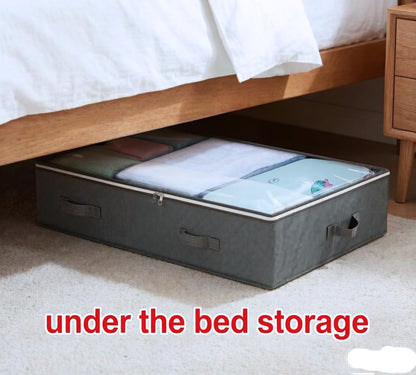 4 Pack 90L Under Bed Storage, Closet Organizers and Storage