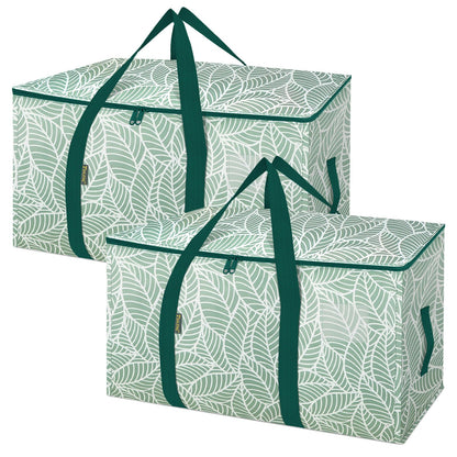BALEINE 6-Pack Oversized Moving Bags with Reinforced Handles, Heavy-Duty Storage Tote for Clothes, Moving Supplies (Clear, 6-Pack)